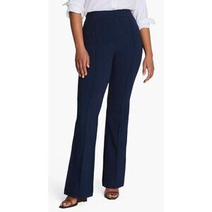 SPANX SPANXsmooth PerfectFit Ponte Flare Pants Navy Blue-sz Medium